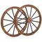 30 Inch Set of 4 Decorative Wooden Wagon Wheels Vintage Wagon Wheel Wall Decor
